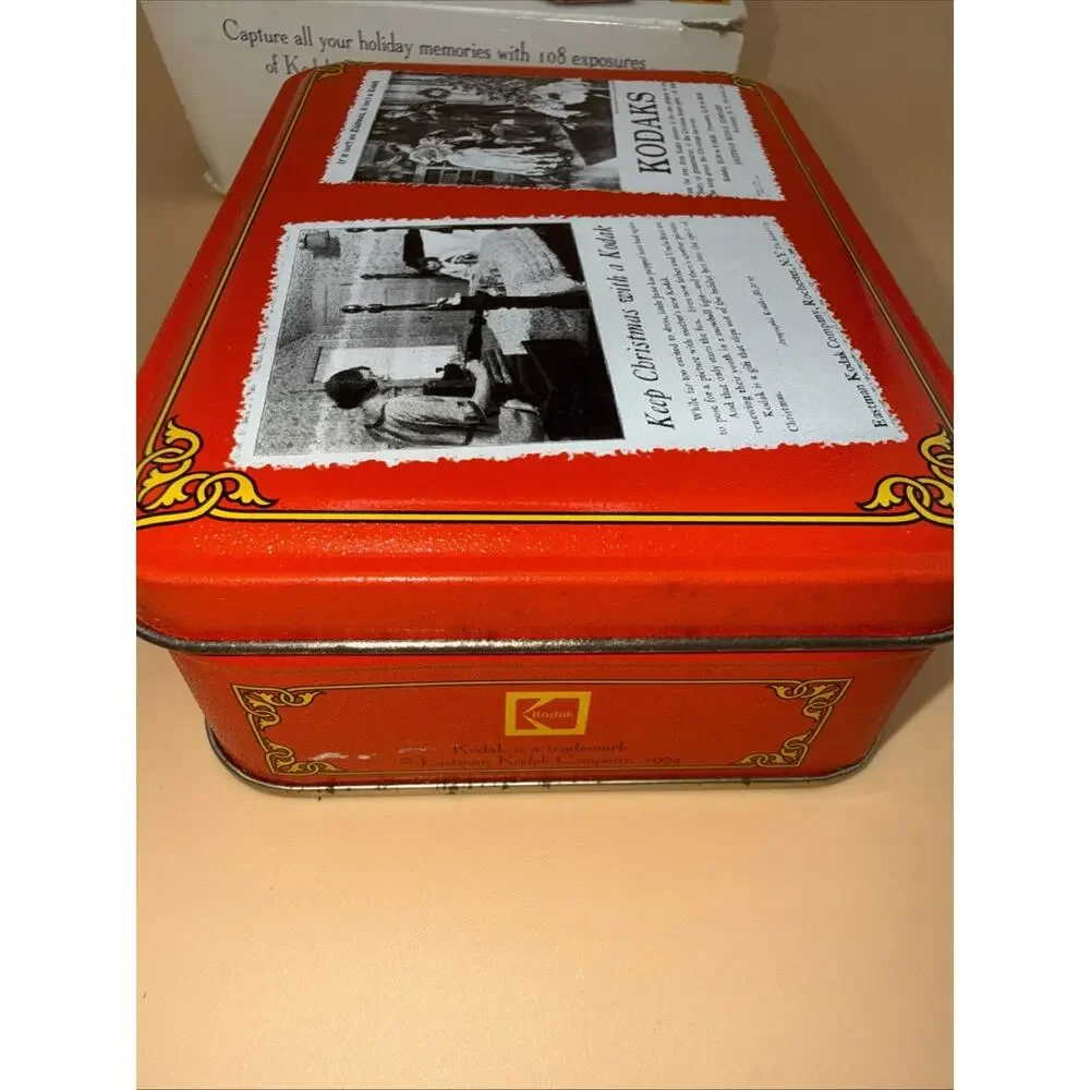 Vintage Kodak Film Memories Collection Tin Holiday Commemorative Vol. 1 1994